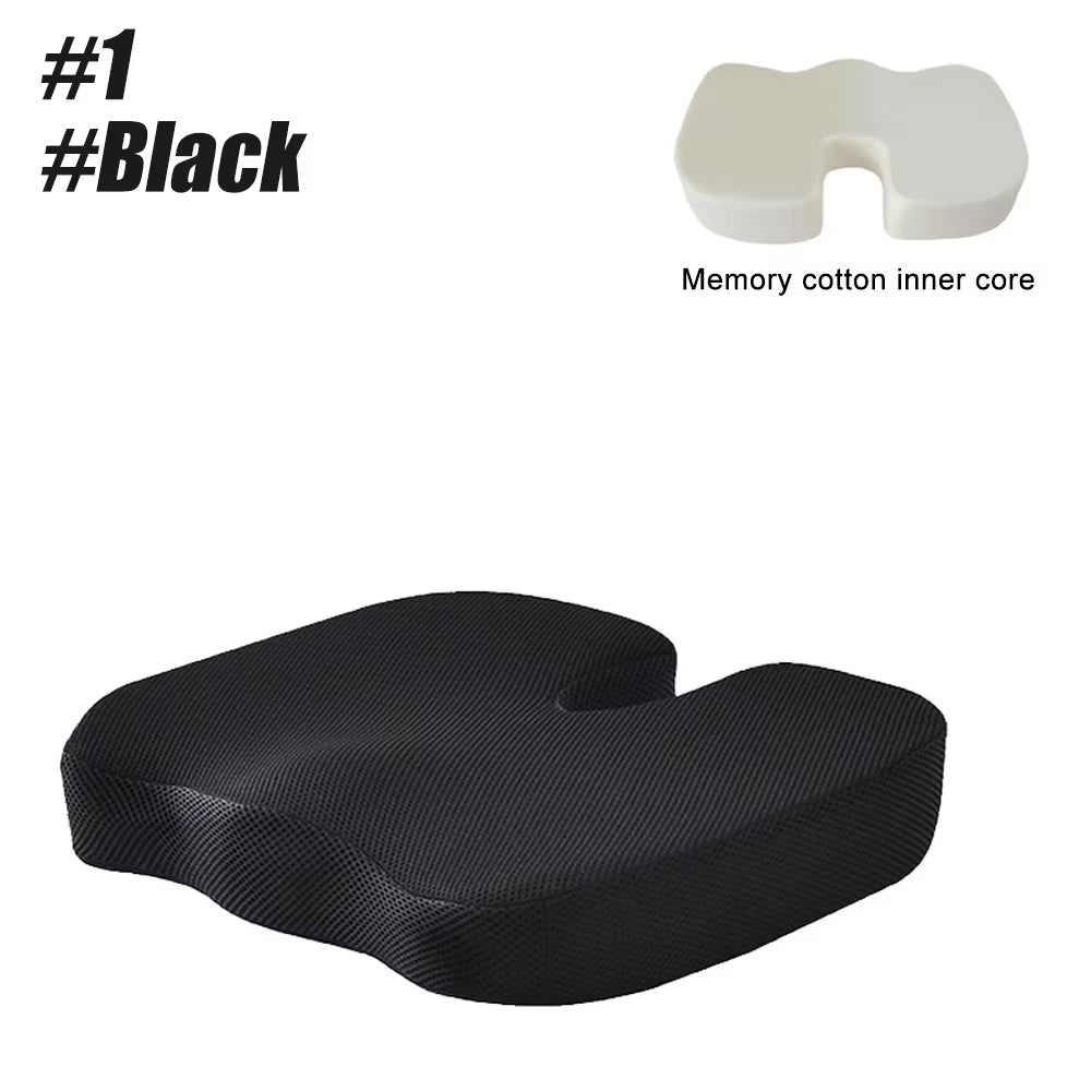 Seat Cushion Office Chair Cushions Coccyx Orthopedic Memory Foam U Seat Massage Chair Cushion Pad Car Massage Cushion