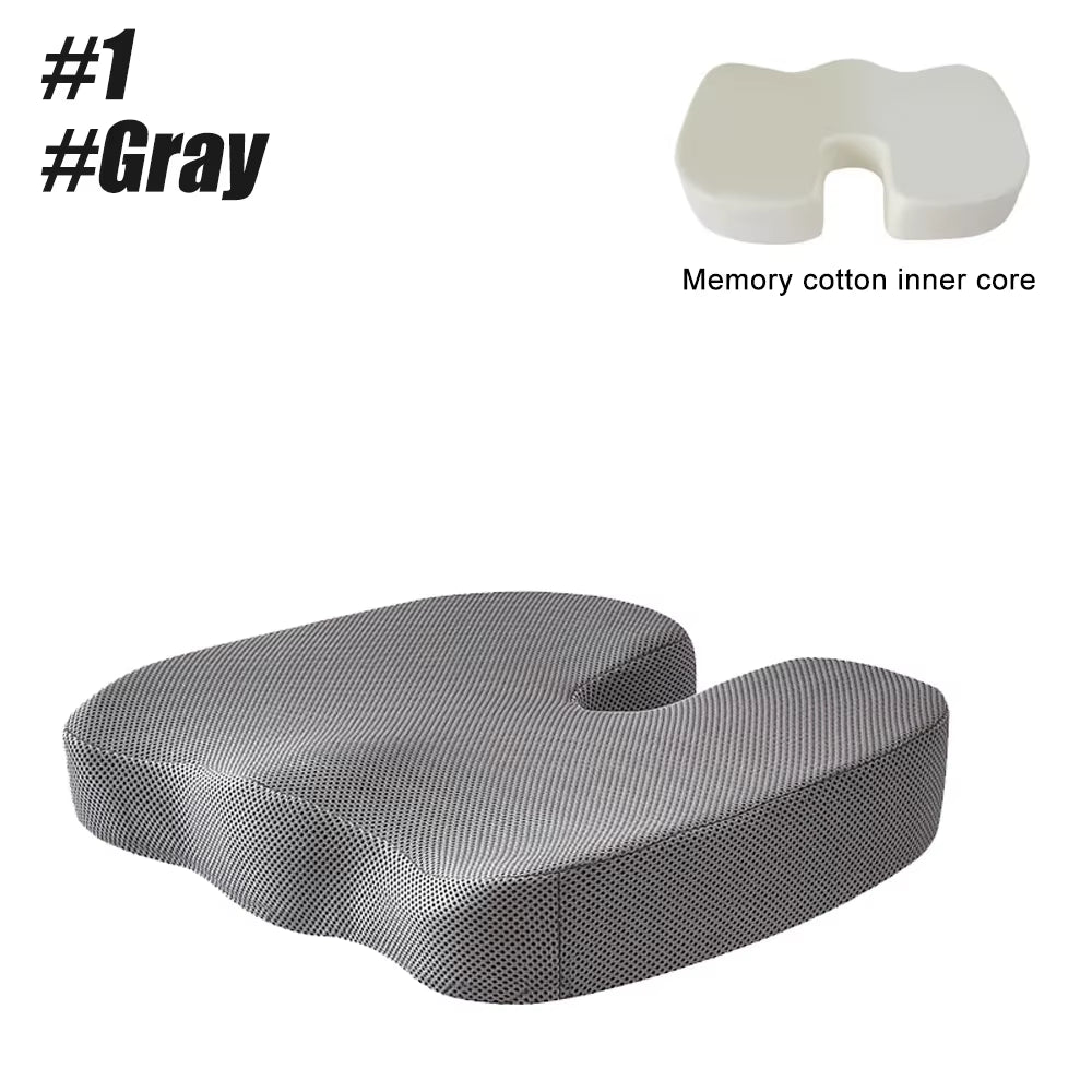 Seat Cushion Office Chair Cushions Coccyx Orthopedic Memory Foam U Seat Massage Chair Cushion Pad Car Massage Cushion
