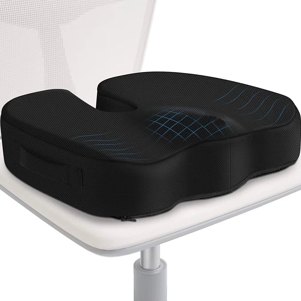 Seat Cushion Office Chair Cushions Coccyx Orthopedic Memory Foam U Seat Massage Chair Cushion Pad Car Massage Cushion