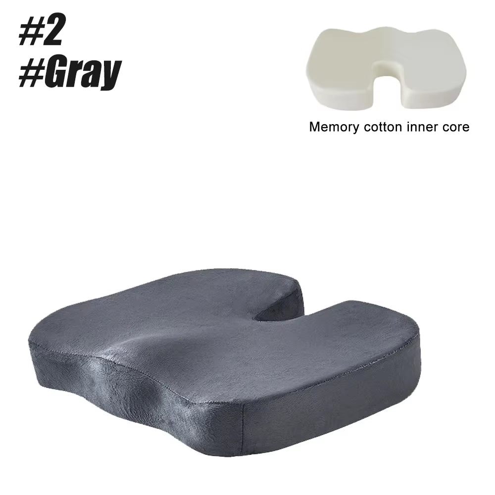 Seat Cushion Office Chair Cushions Coccyx Orthopedic Memory Foam U Seat Massage Chair Cushion Pad Car Massage Cushion