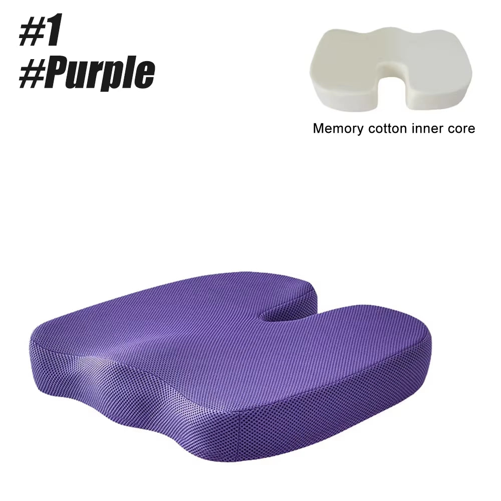 Seat Cushion Office Chair Cushions Coccyx Orthopedic Memory Foam U Seat Massage Chair Cushion Pad Car Massage Cushion